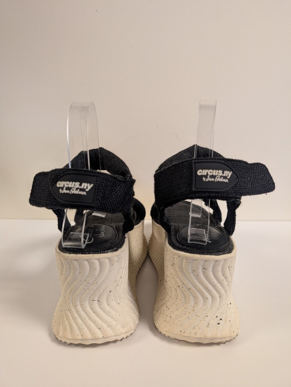 Circus NY Venus Chunky Wave Platform Sandals Black Utility Sporty 6.5 - Picture 5 of 14